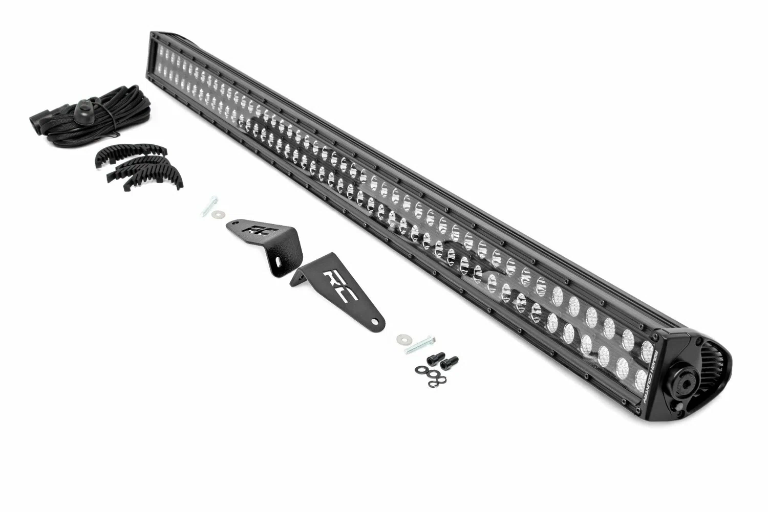 Fits Polaris Ranger XP 1000 NorthStar LED Light Rear Mount 50_ Black Pair 93124